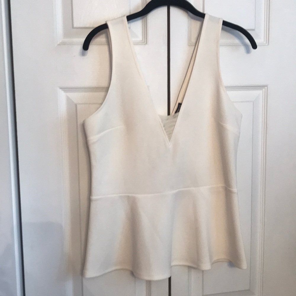 Peplum tank